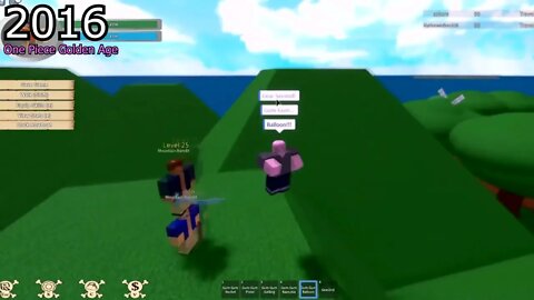 Evolution of Roblox One Piece Games! 2016 2020 3