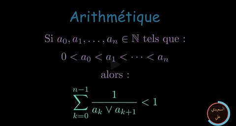 Une majoration d'une somme d'inverses de PPCM