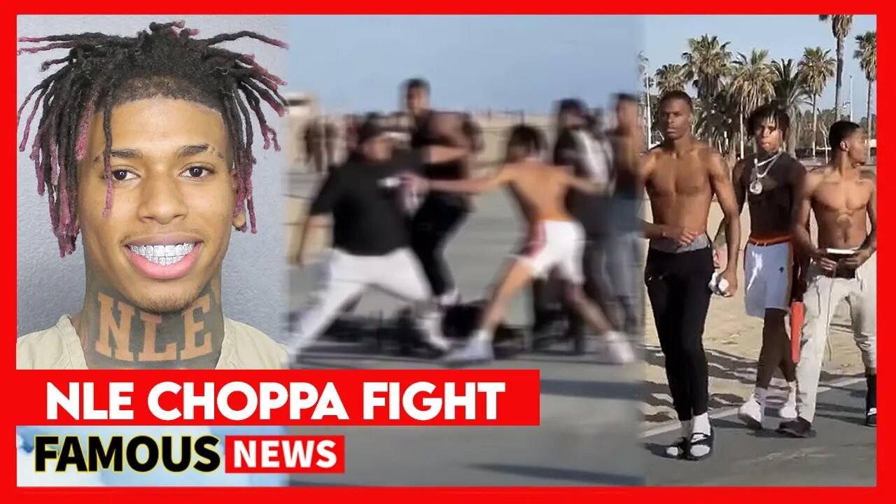 NLE Choppa Caught In 4k During An Altercation On The Beach | Famous News