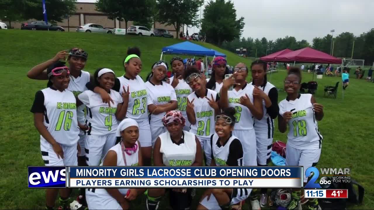 Minority girls lacrosse club opening doors for young people