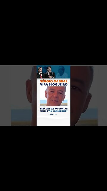 Sérgio Cabral agora é blogueiro 🤦‍♀️🤦‍♀️#shorts #direita #lula #esquerda #sergiocabral