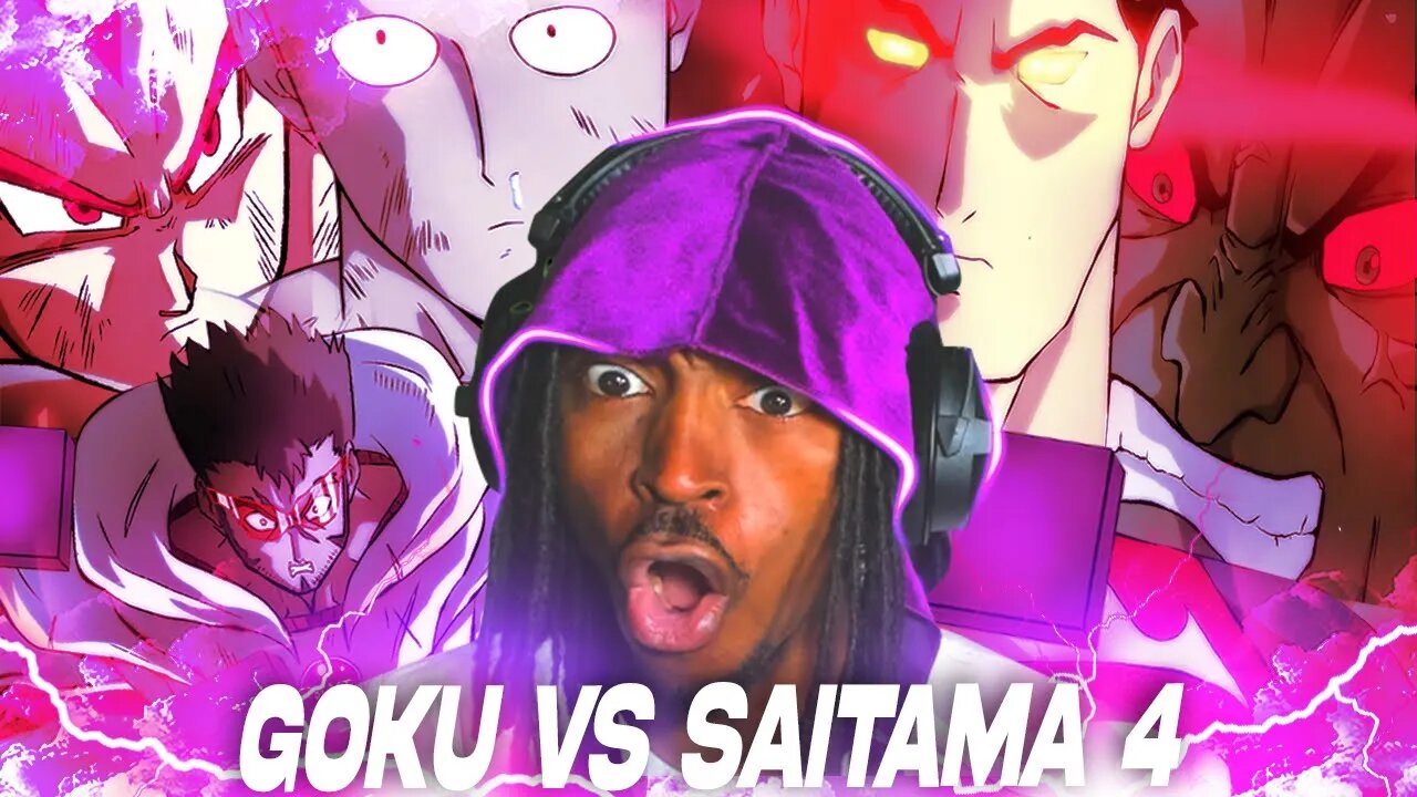 GOKU AND SAITAMA PART 4 REACTION | Fan Animation REACTION @etoilec1