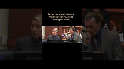 Amber Heard Explaining Leaked Audio