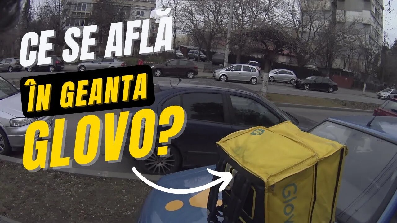 Ce se află în geanta Glovo?