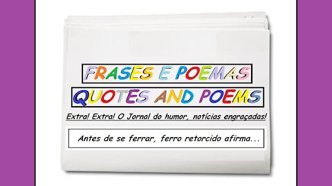 Notícias engraçadas: Antes de se ferrar, ferro retorcido afirma... [Frases e Poemas]