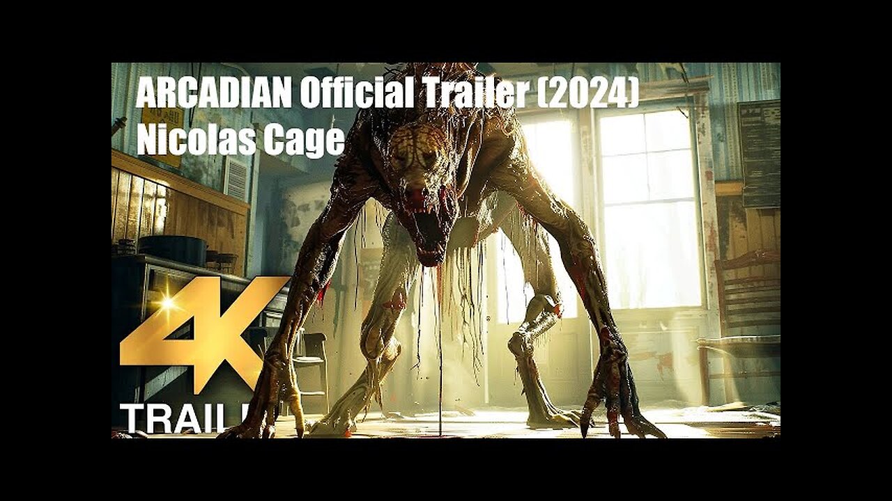 ARCADIAN Trailer (2024) Nicolas Cage, Post Apocalyptic Thriller Movie 4K