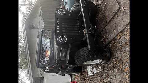 1953 Willy’s cj3B first start in 28 years !