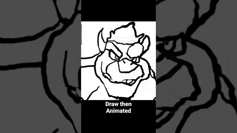 I Made a Animated Bowser #bowser #mariomovie #nintendo