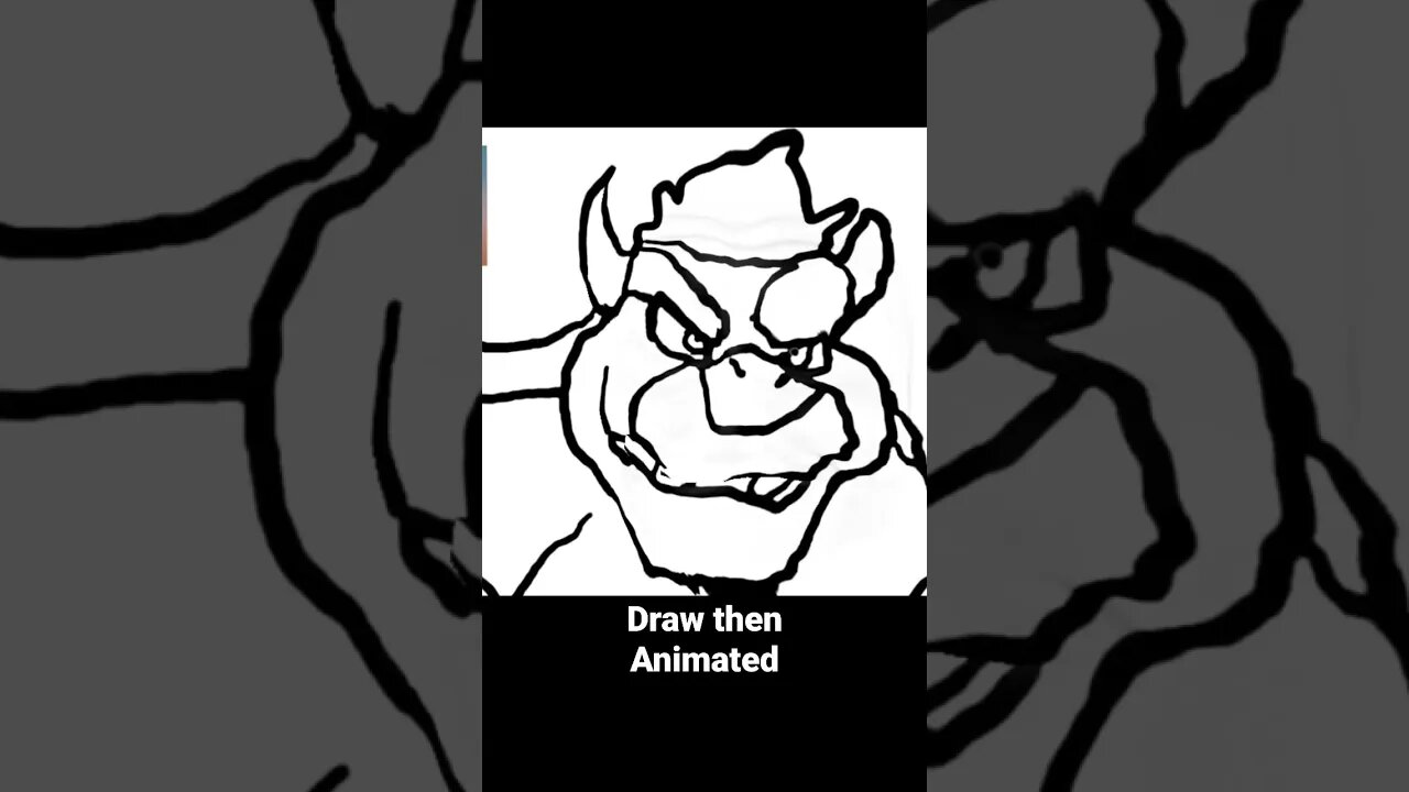 I Made a Animated Bowser #bowser #mariomovie #nintendo