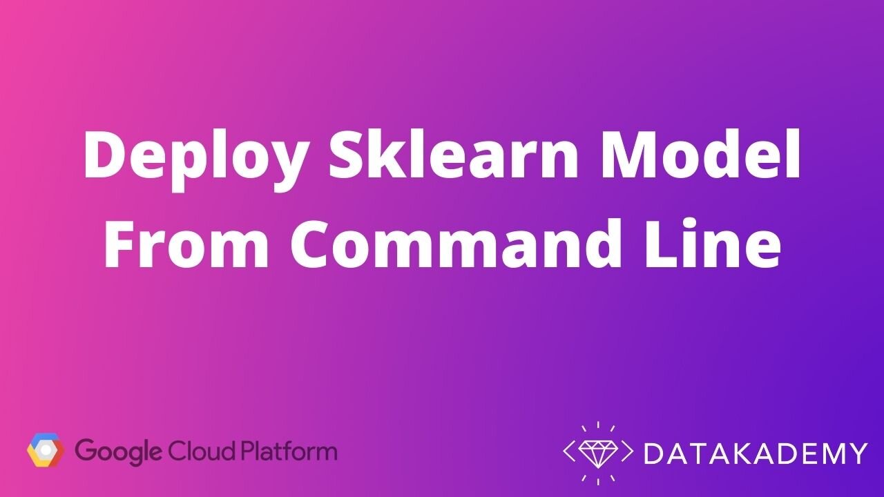 Deploy Sklearn (Scikit-learn) Model From Command Line