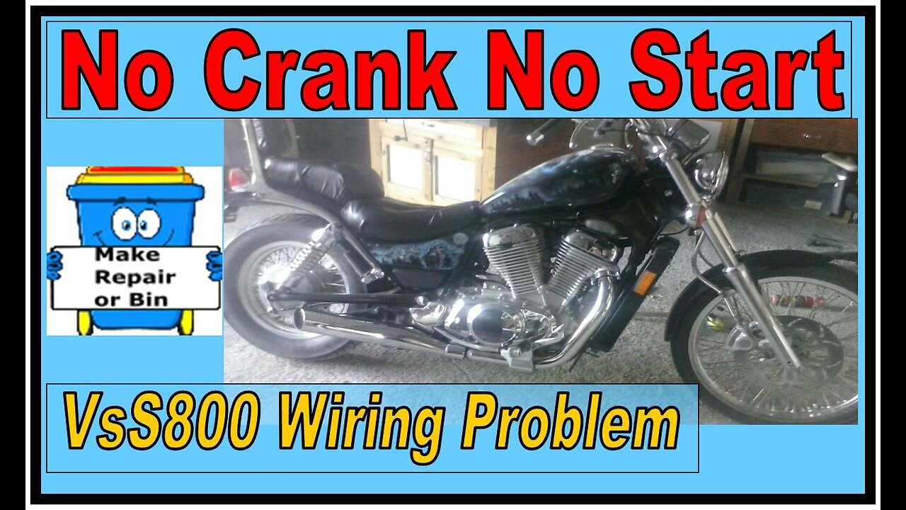 How to trace a No Crank no Start on a Suzuki Intruder