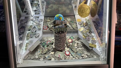 Part 3 of this Tower! Can we get it to fall down live??? High Stakes Coin Pusher