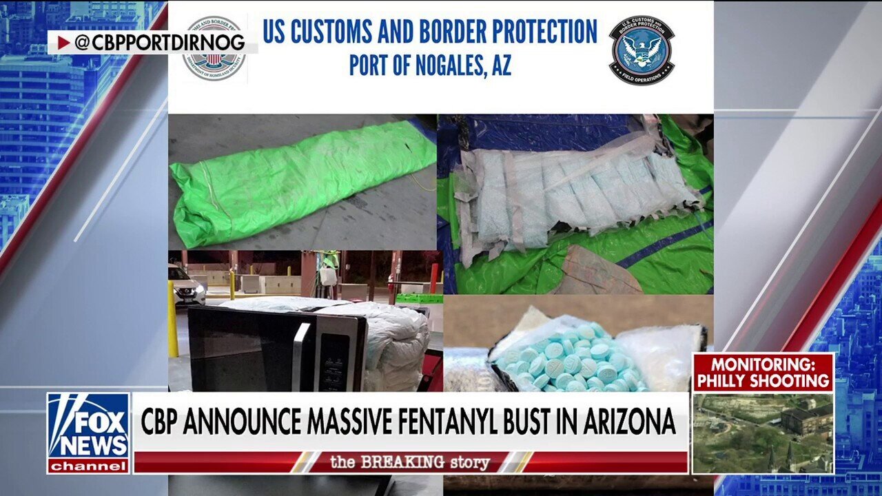 More Than 1 Million Fentanyl Pills Seized At Arizona Port Of Entry