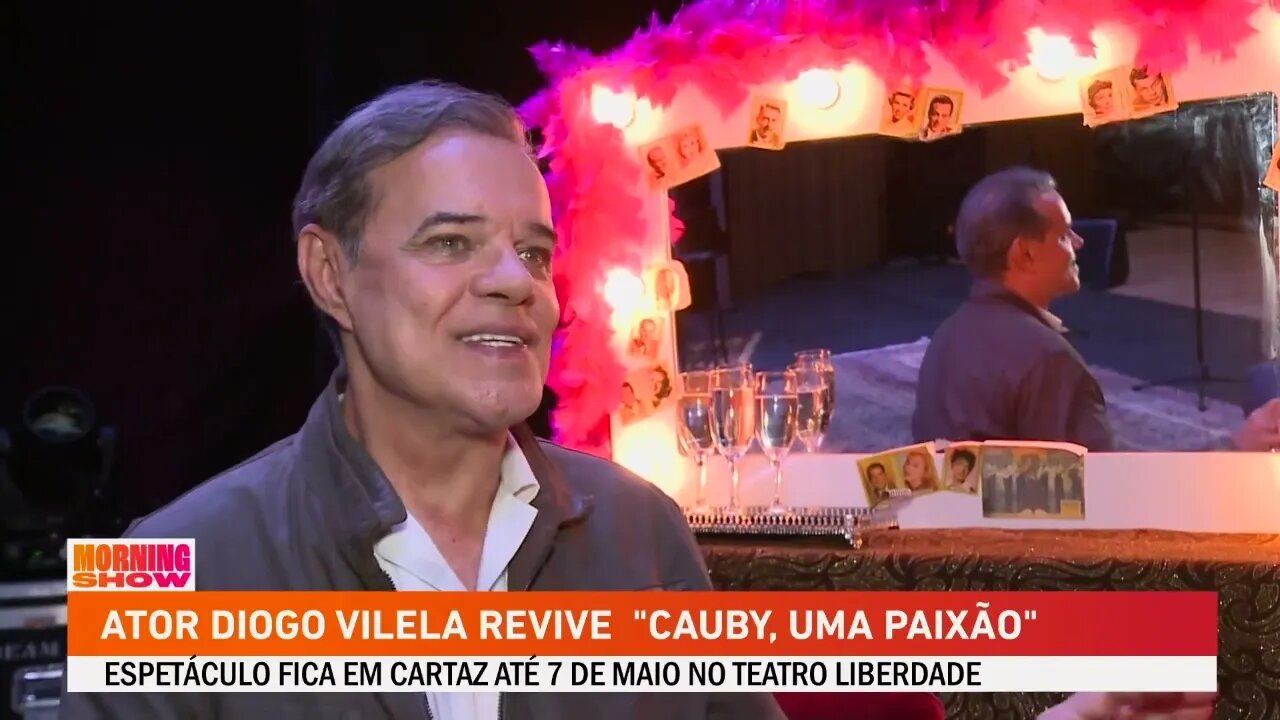 Felipeh Campos entrevista Diogo Vilela que revive Cauby Peixoto em peça