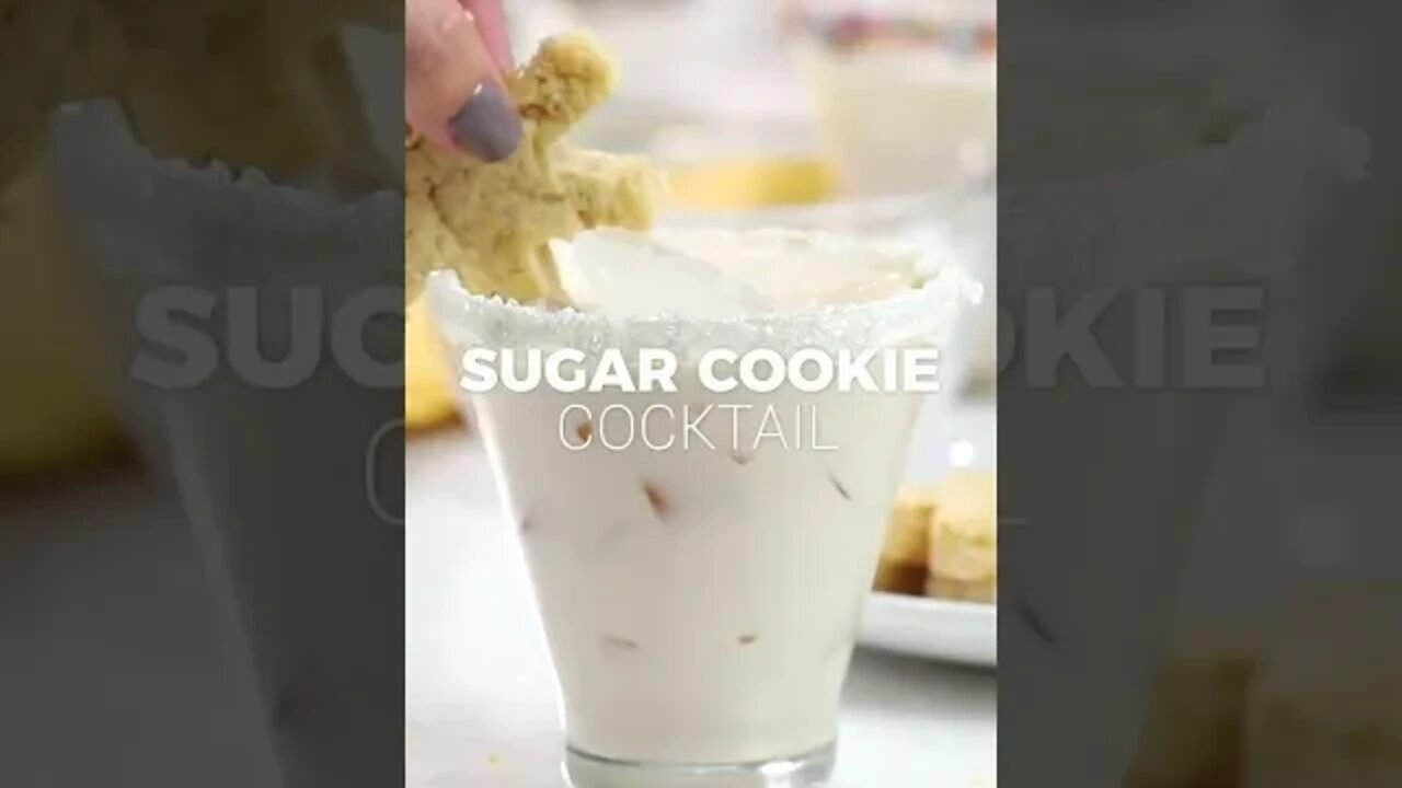 Make Sugar Cookie Cocktails at home! -- www.iambaker.net