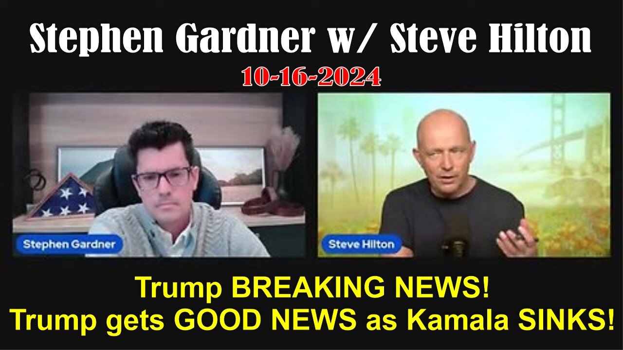 Trump BREAKING NEWS! Trump gets GOOD NEWS as Kamala SINKS! - 10/16/24