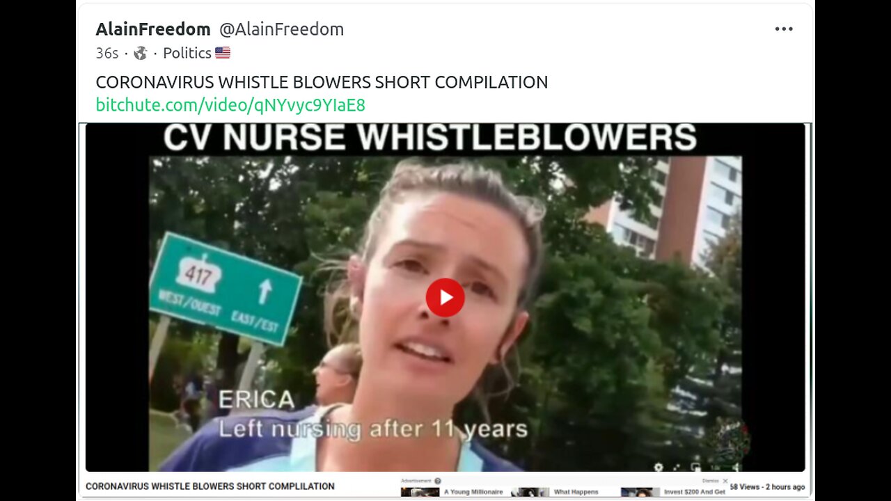 CORONAVIRUS WHISTLE BLOWERS SHORT COMPLILATION