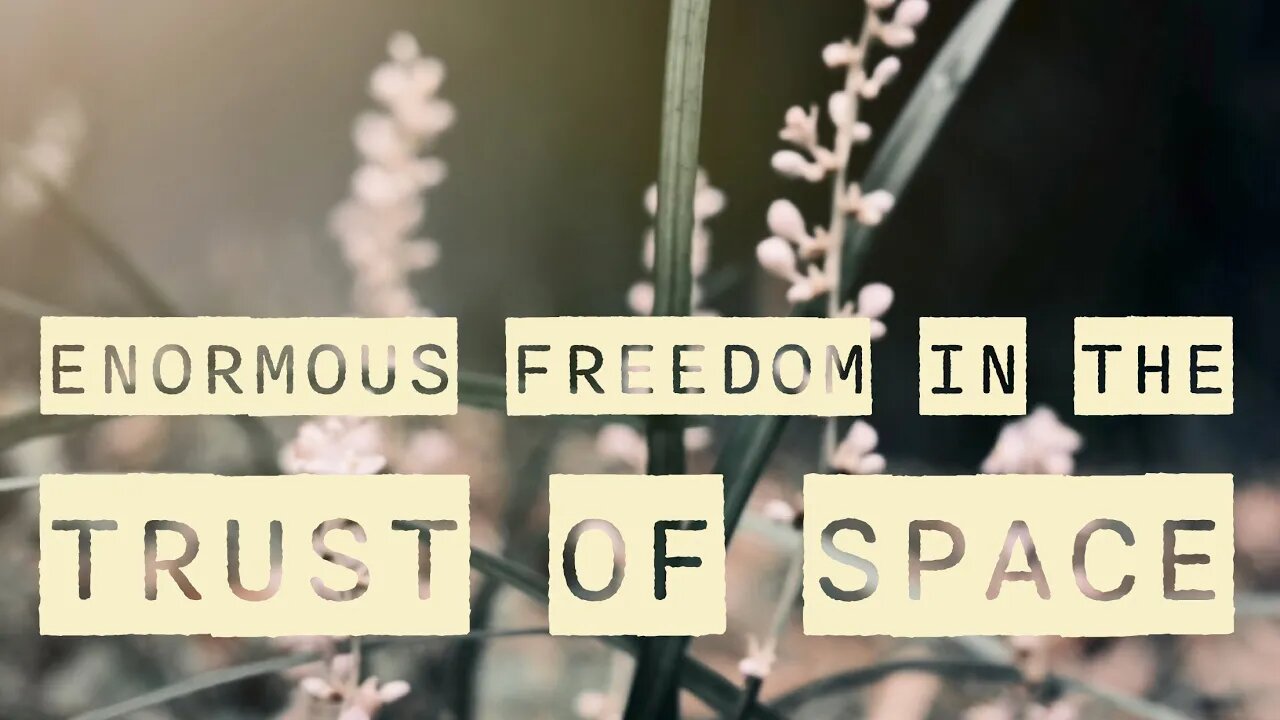 Enormous freedom in the trust of space | amihai.substack.com | Art of Now