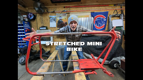 stretched mini bike