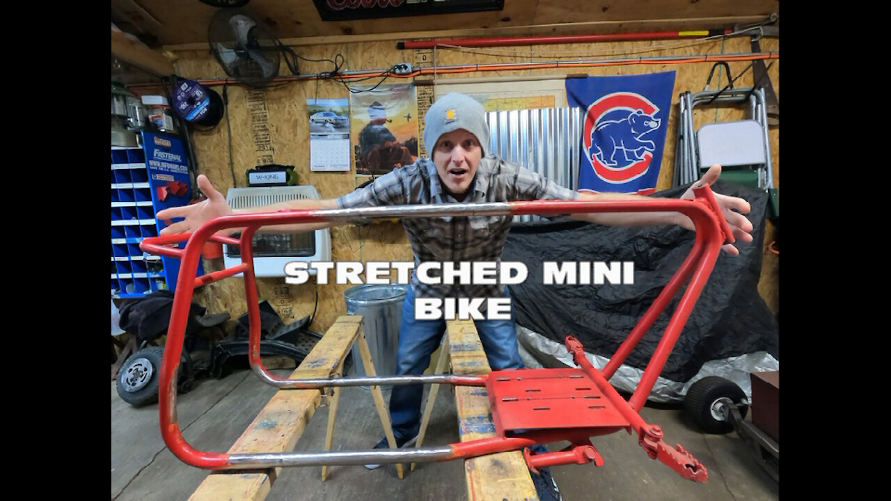 stretched mini bike