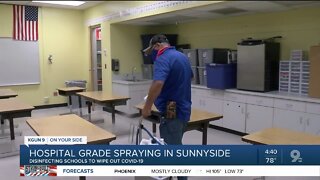 Sunnyside using hospital grade spraying to keep students safe