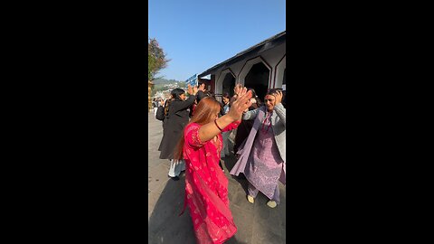 Danced in bindabashini temple