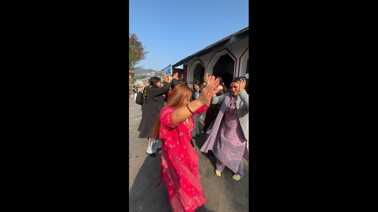 Danced in bindabashini temple