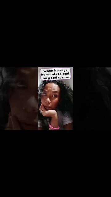 when he says he wants to end on good terms