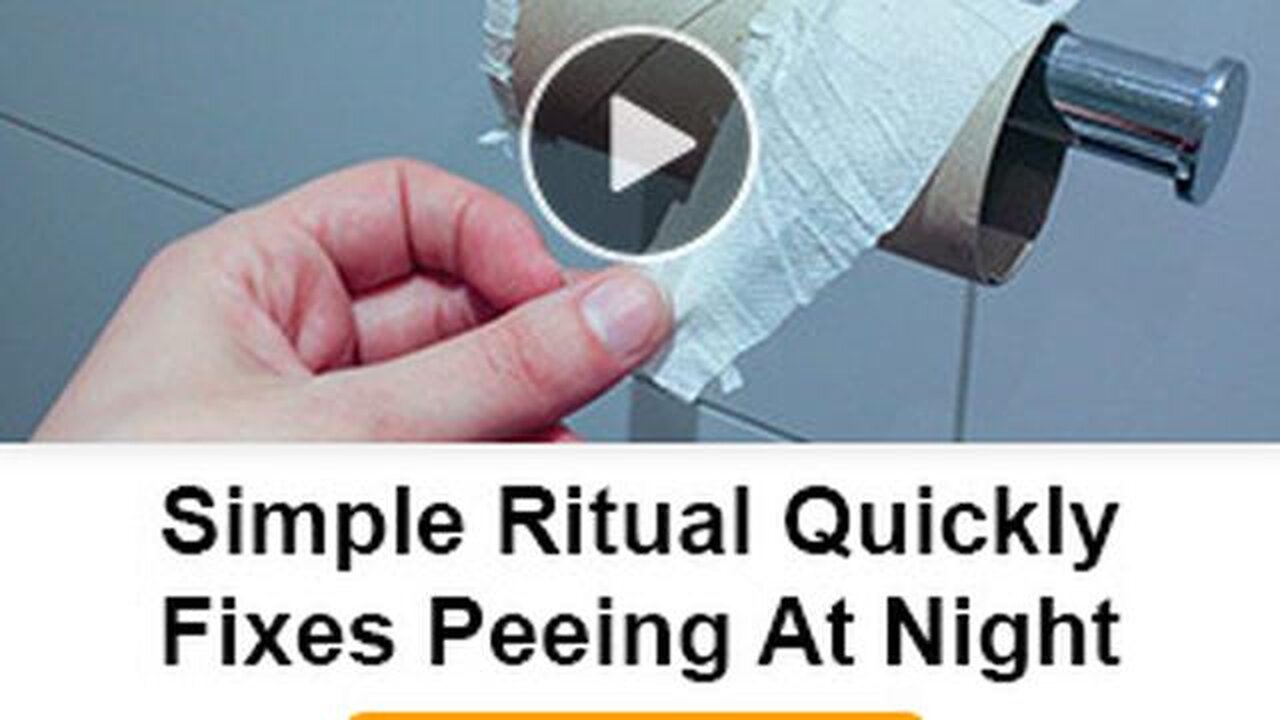 SIMPLE RITUAL QUICKLY FIXES PROSTATE AT NIGHT