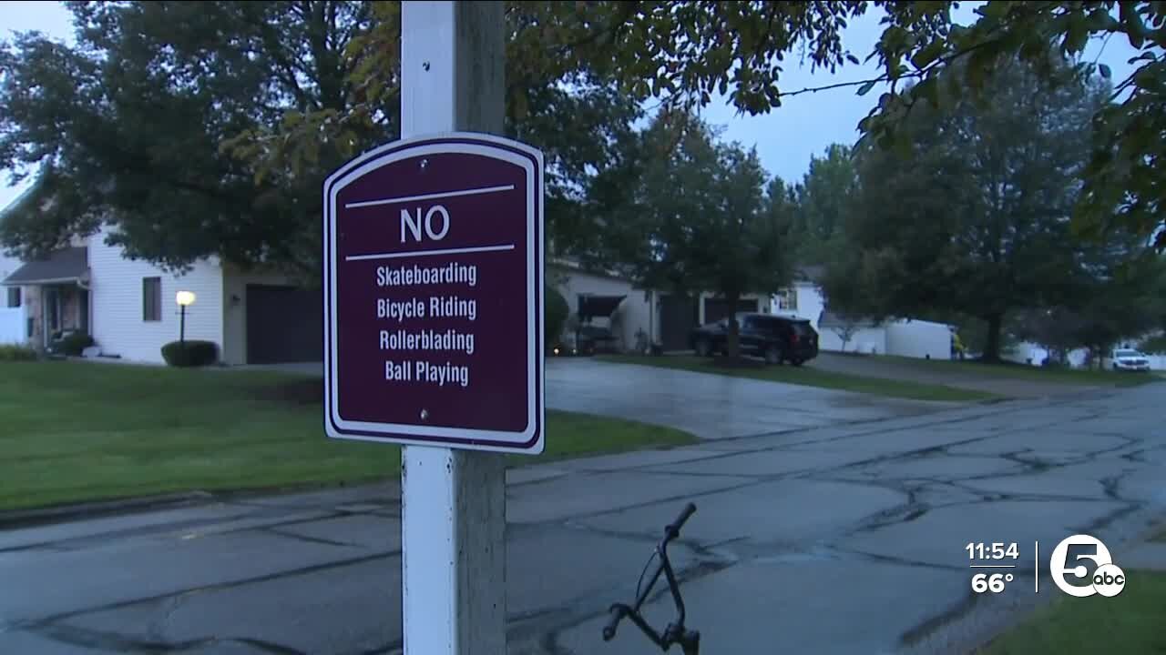 Wadsworth mother says no biking, skateboarding, rollerblading, ball playing allowed in her neighborhood