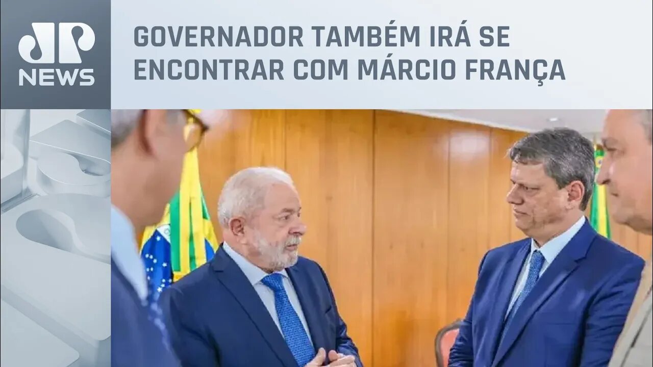 Em 3º encontro com Lula, Tarcísio vai pedir recursos para saúde e mobilidade