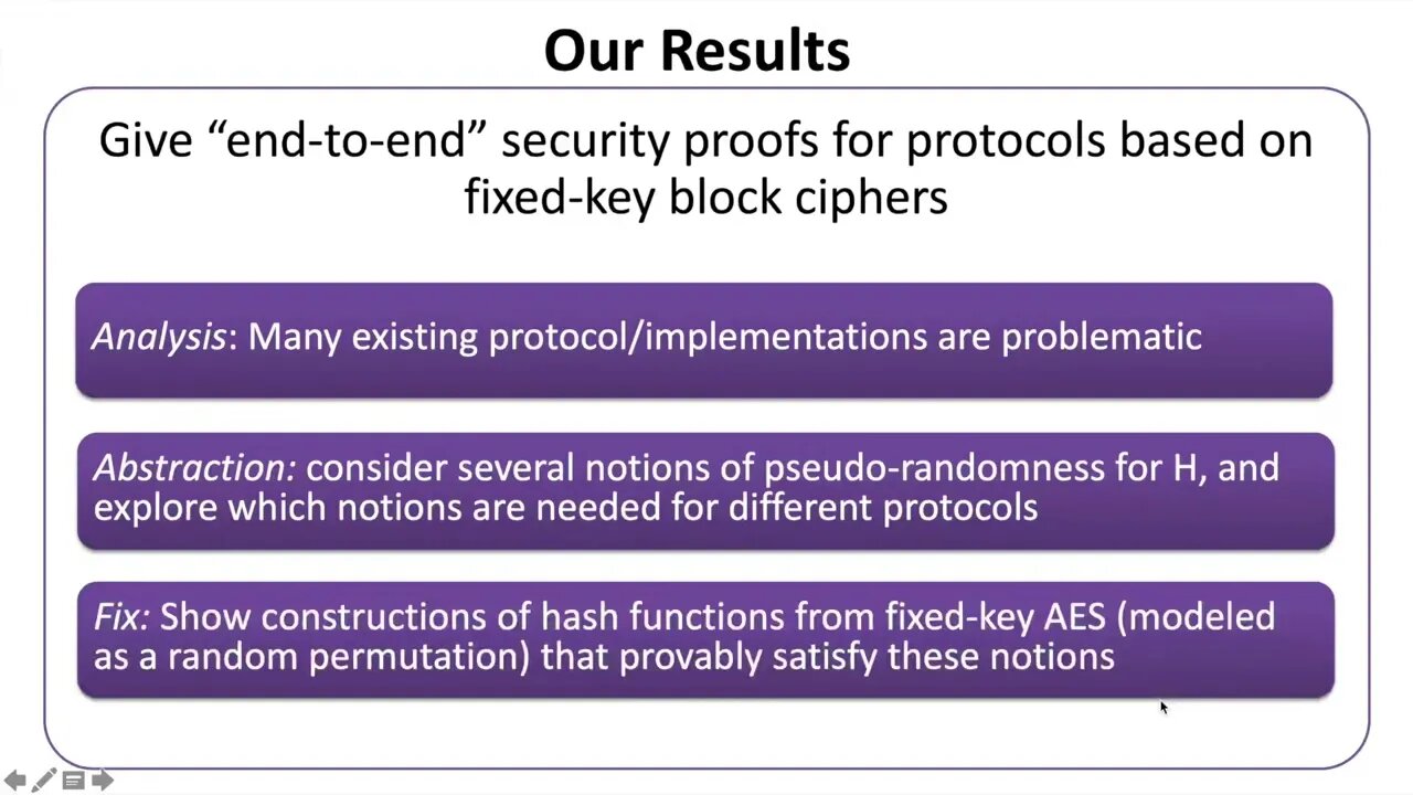 Efficient and Secure Multiparty Computation from Fixed Key Block Ciphers