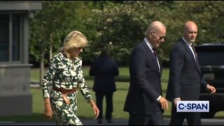 Biden Ignores Reporters As He Leaves For Another Vacation