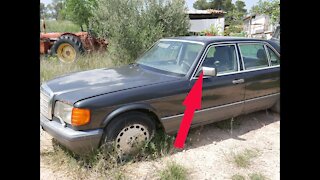 Mercedes Benz W126 - How to remove your manual rear view mirror DIY