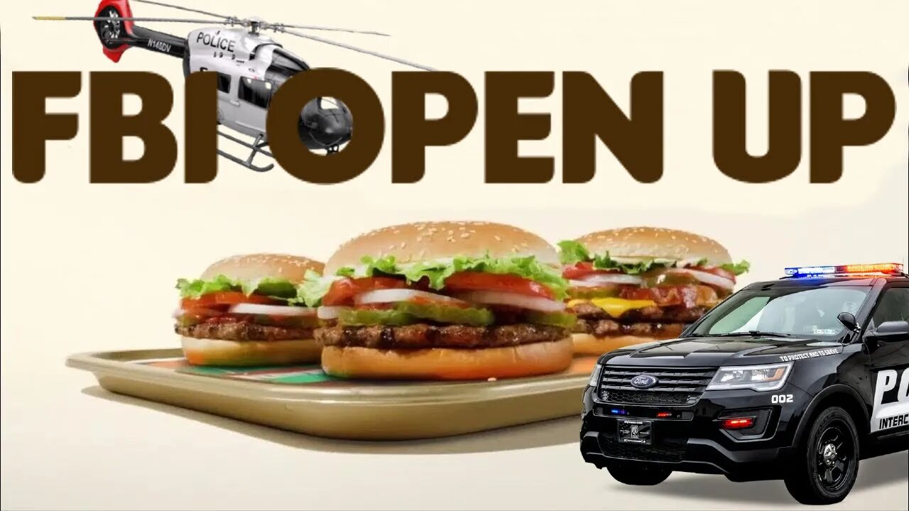 Whopper Whopper Ad but the FBI Raids His House