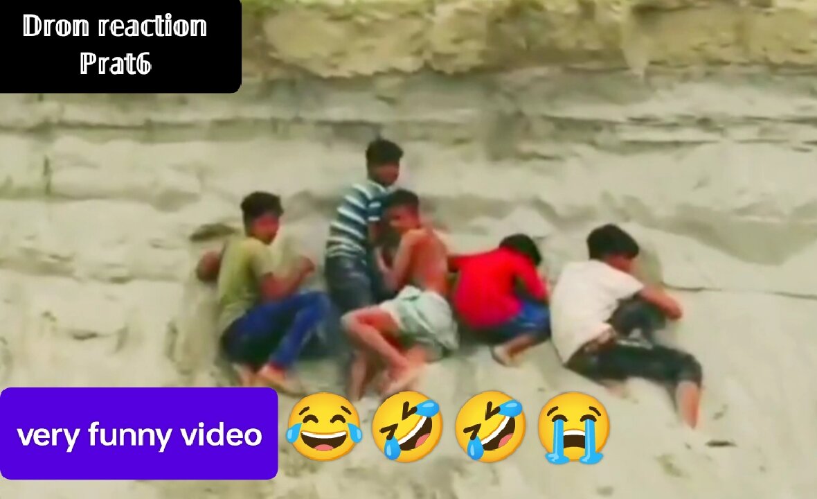 Funny dron camera reaction village people prat 6 😂🤣🤣👌👌