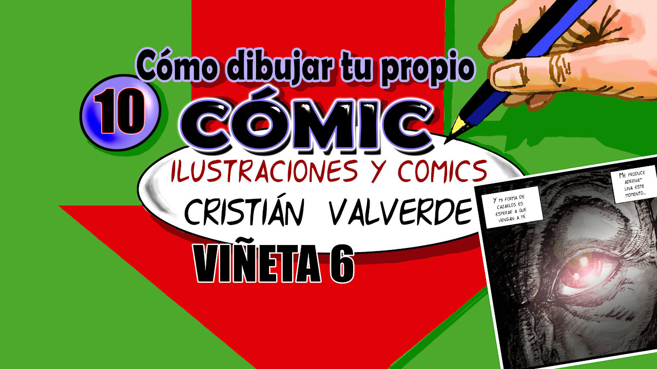 Como dibujar tu propio comic: Viñeta 6