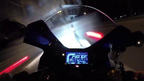 OMG! Extreme Speed motorcycle crash - Point of impact 87mph!