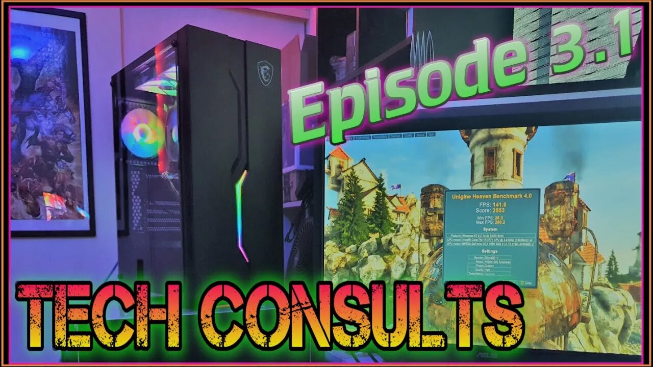 🖥️🖱️NVIDIA GTX 1060 with INTEL i7 3770 || Episode 3.1 of TECH CONSULTS || TECHNESS CORNER 🖥️🖱️