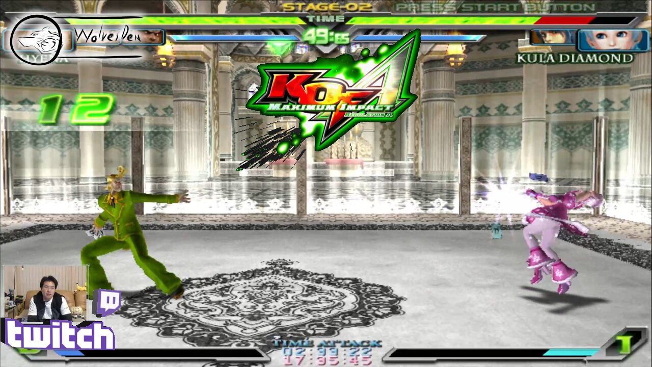 (PS2) KOF Maximum Impact Reg A - 08.1 - Team 8.1 - Duke, Hyena, Lien Neville