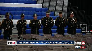 Viewing held for fallen deputy