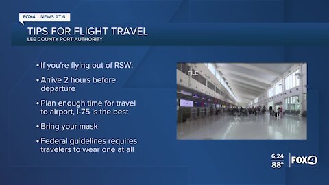 Traveling this weekend? Lee County Port Authority reminds travelers to arrive early and be patient