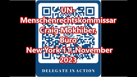 UN-Menschenrechtskommissar- Craig Mokhiber, Büro New York 11. November 2023