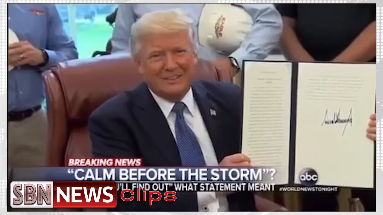 Trump Asked About "Calm Before the Storm" - "You'll Find Out" - 4507