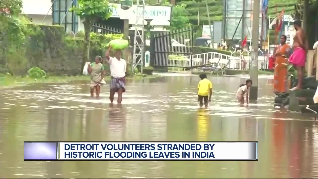 Kerala floods leave some metro Detroit residents stranded in India