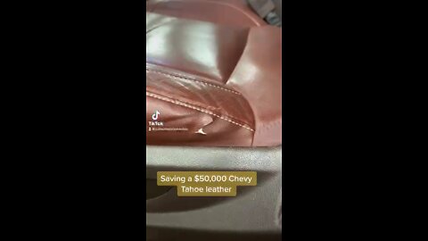 $50,000 Tahoe leather repair