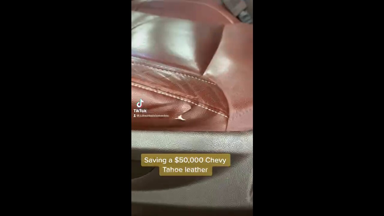 $50,000 Tahoe leather repair