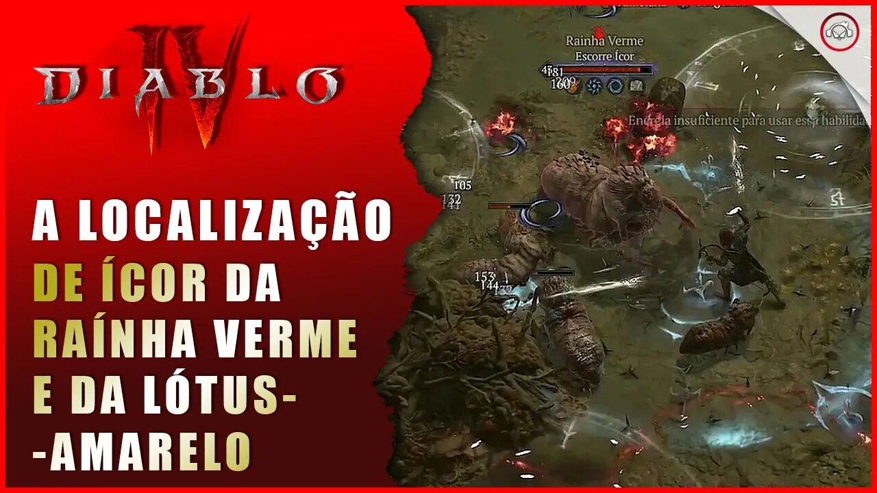 Diablo 4, A localização de Ícor da Rainha Verme e Lótus-amarelo | Super-Dica Pt Br