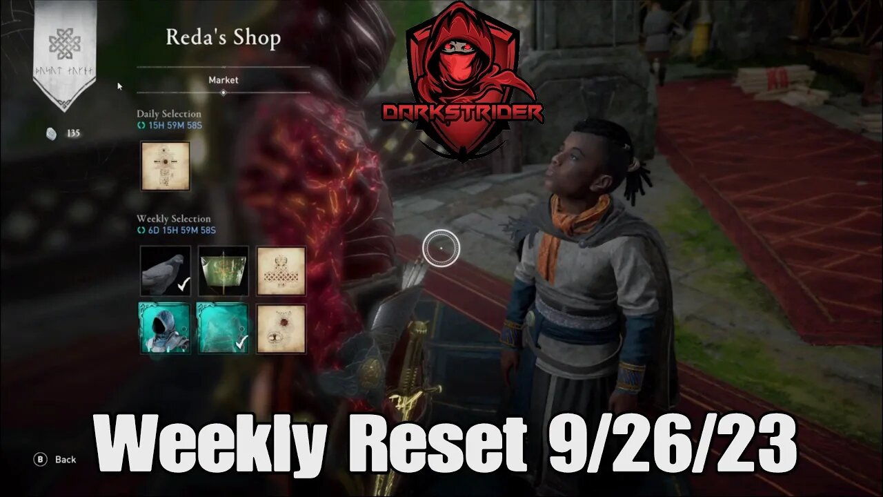 Assassin's Creed Valhalla- Weekly Reset 9/26/23