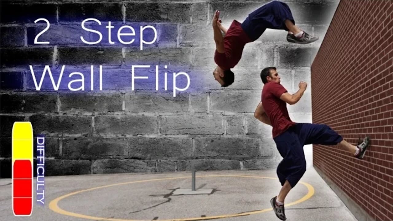 How To 2 STEP WALL FLIP - Free Running Tutorial